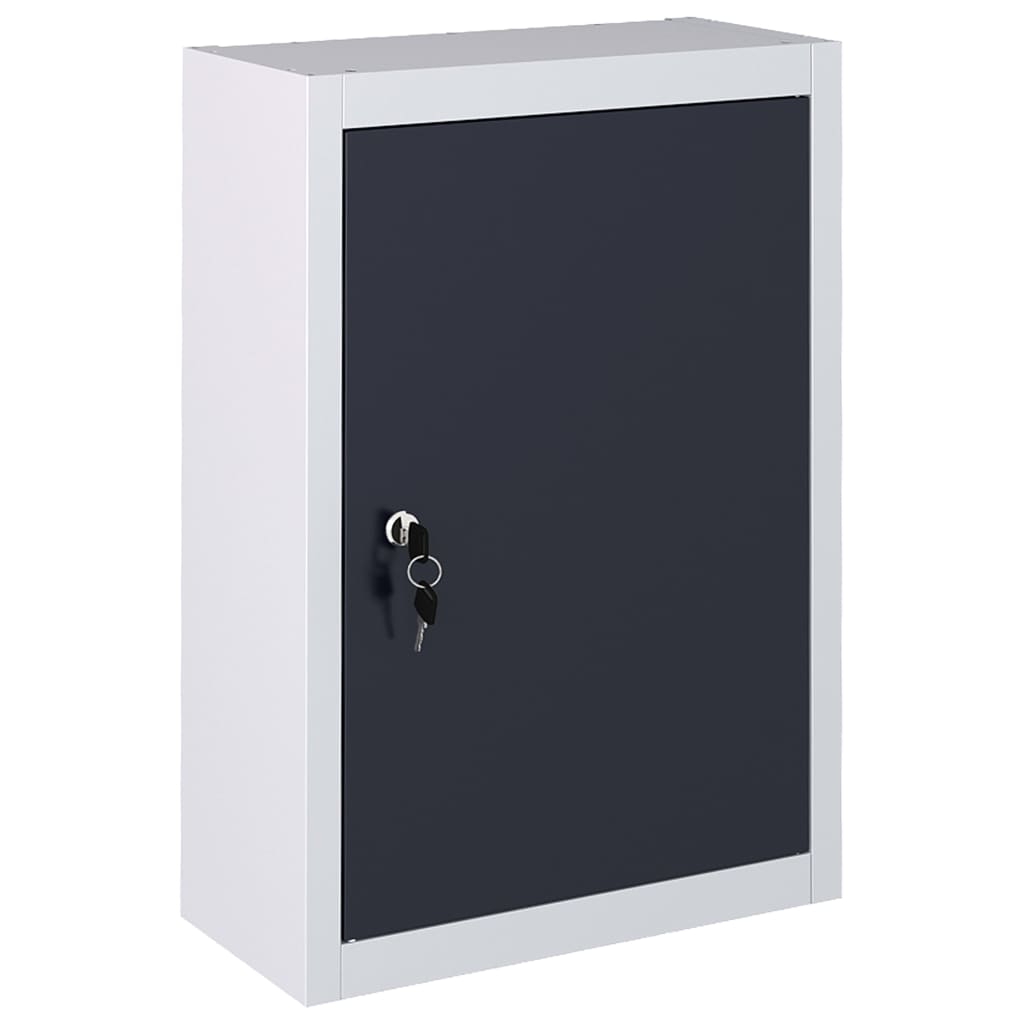 wall-mounted-tool-cabinet-industrial-style-metal-gray-and-black-2 At Willow and Wine USA!