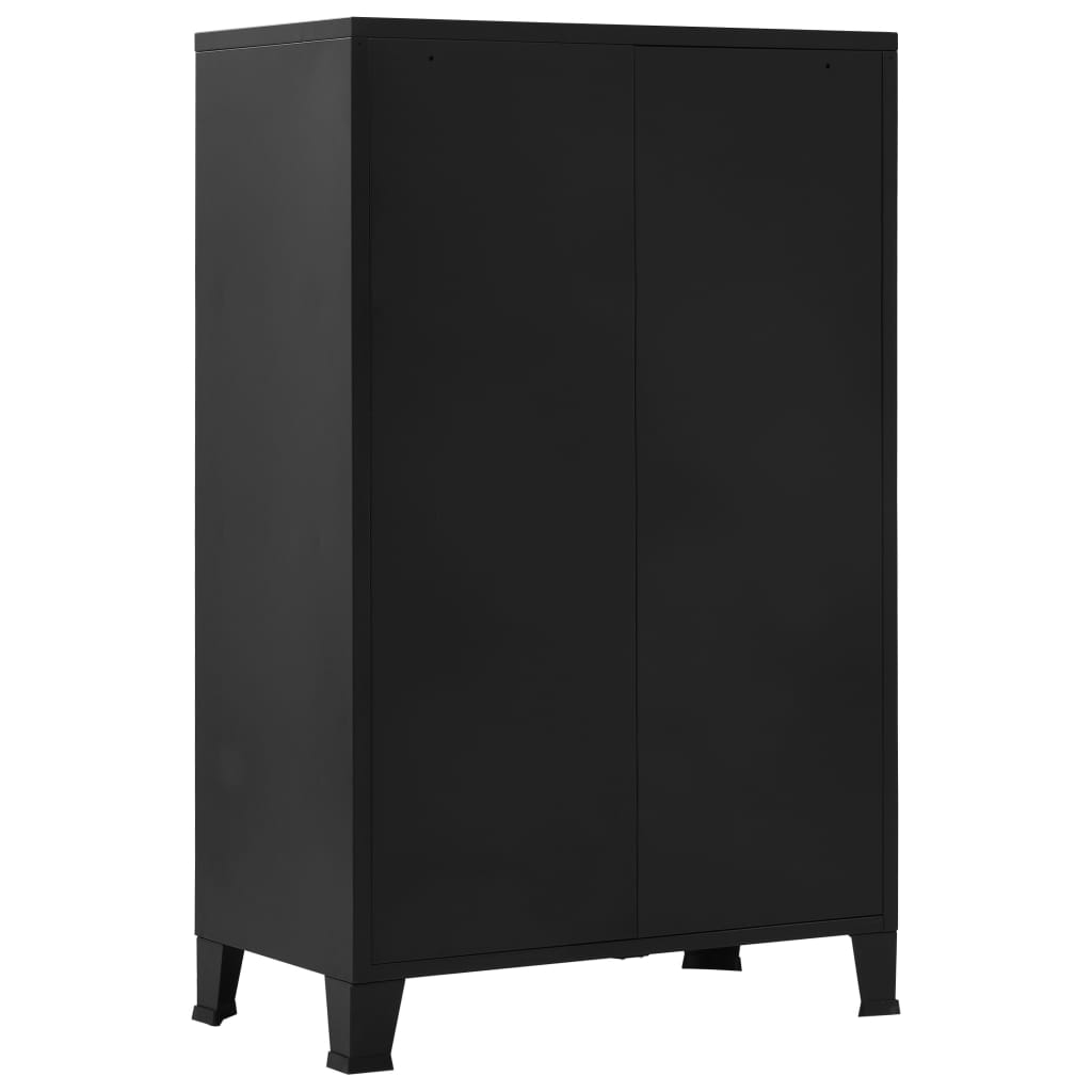 office-cabinet-with-mesh-doors-industrial-black-29-5-x15-7-x47-2-steel At Willow and Wine USA!