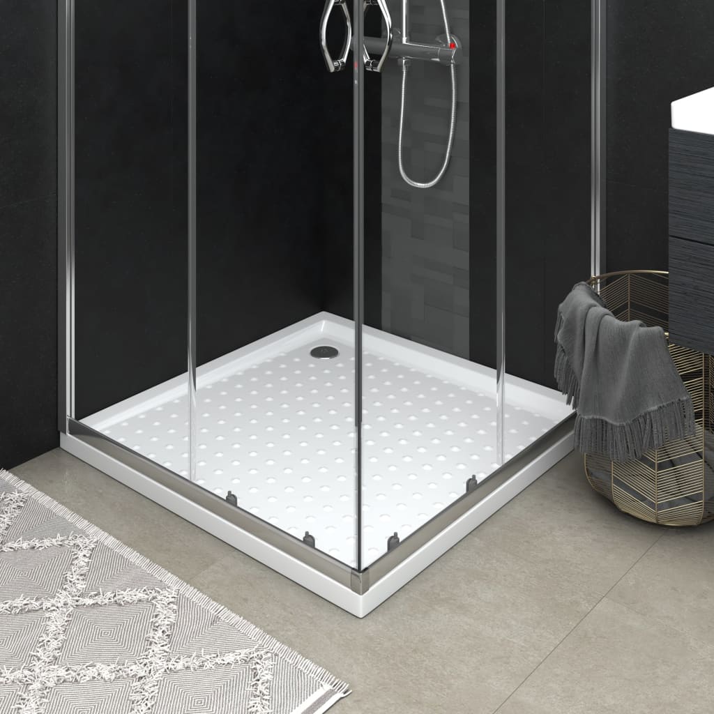 shower-base-tray-with-dots-white-27-6-x39-4-x1-6-abs At Willow and Wine USA!