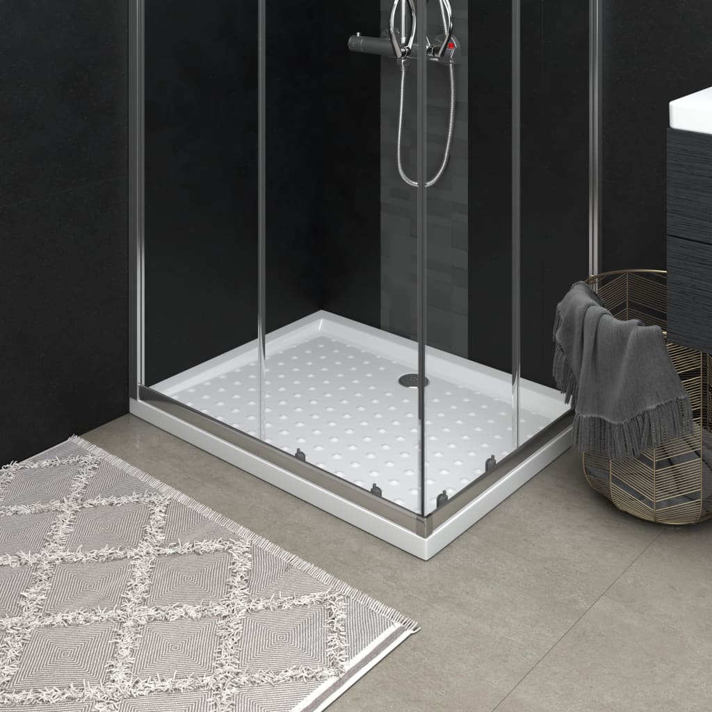 shower-base-tray-with-dots-white-27-6-x39-4-x1-6-abs At Willow and Wine USA!