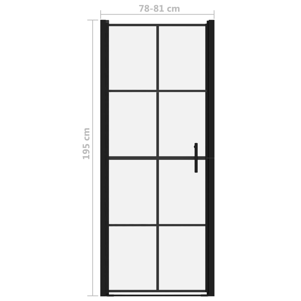 shower-doors-tempered-glass-31-9-x76-8-black At Willow and Wine USA!