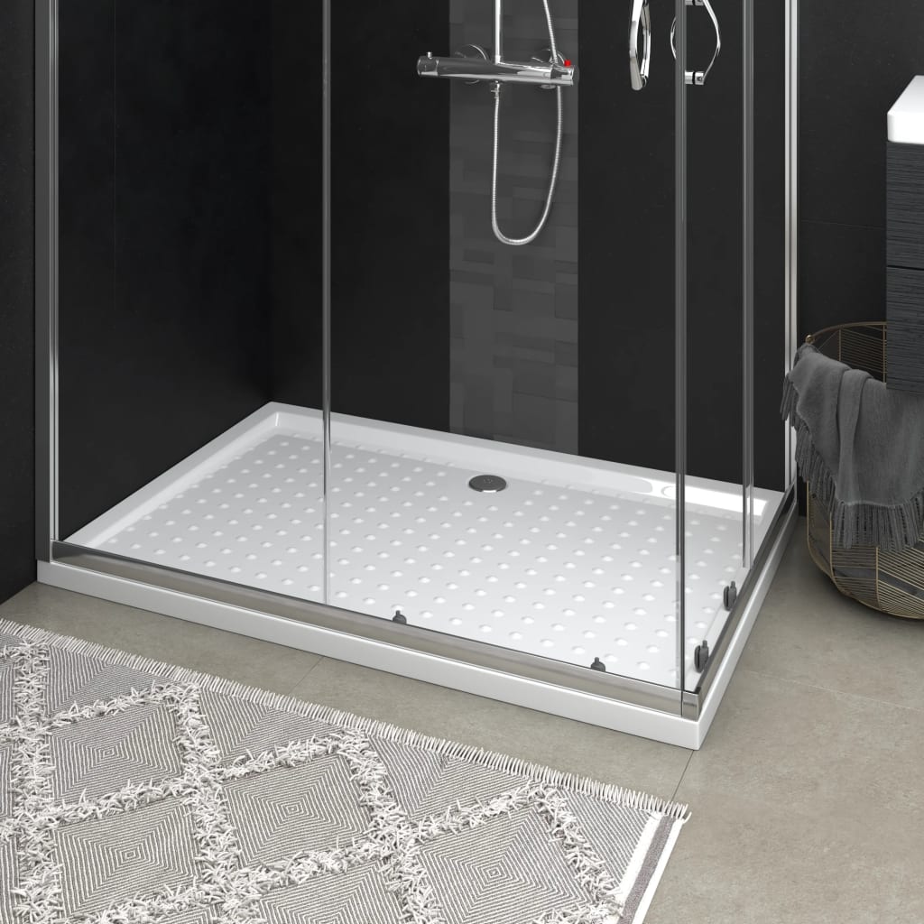 shower-base-tray-with-dots-white-27-6-x39-4-x1-6-abs At Willow and Wine USA!