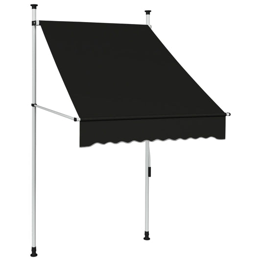 manual-retractable-awning-39-4-anthracite At Willow and Wine USA!