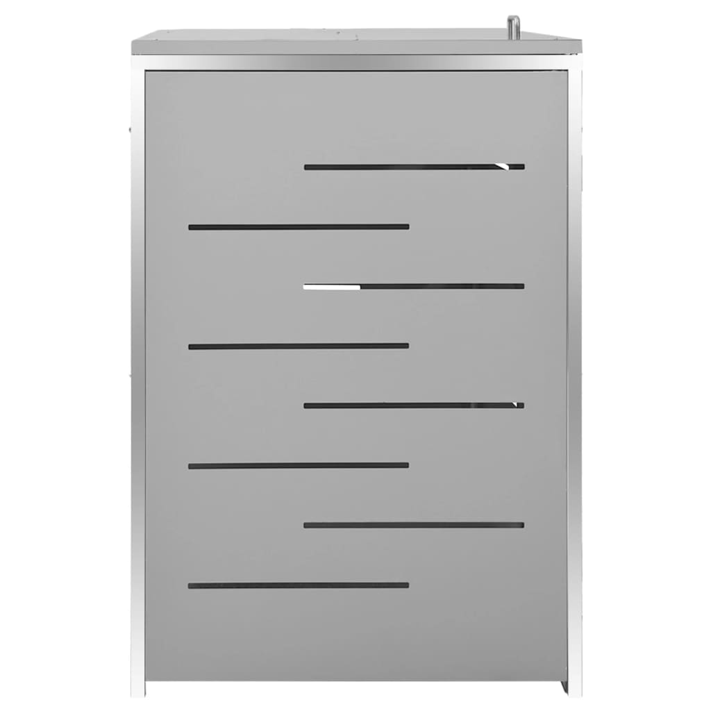 triple-wheelie-bin-shed-81-5-x30-5-x44-3-stainless-steel-814551 At Willow and Wine USA!