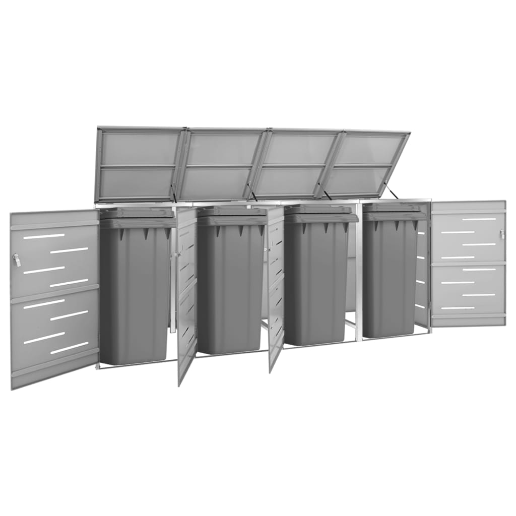 triple-wheelie-bin-shed-81-5-x30-5-x44-3-stainless-steel-814551 At Willow and Wine USA!