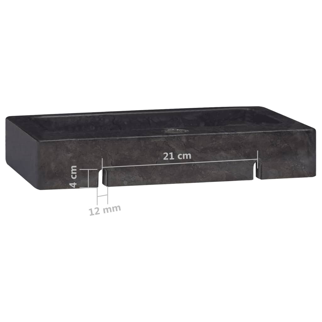 wall-mounted-sink-black-15-x9-4-x2-6-marble At Willow and Wine USA!