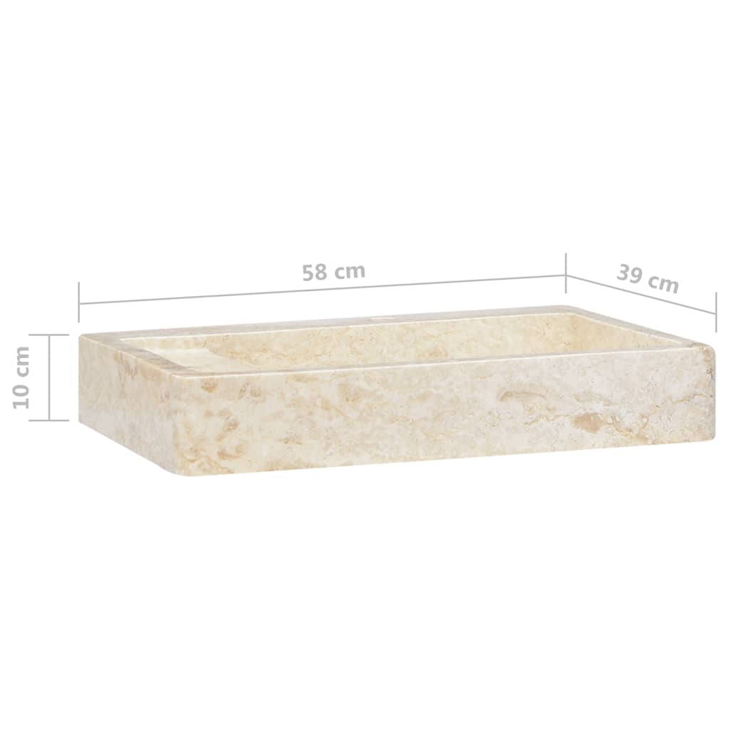 sink-cream-22-8-x15-4-x3-9-marble At Willow and Wine USA!