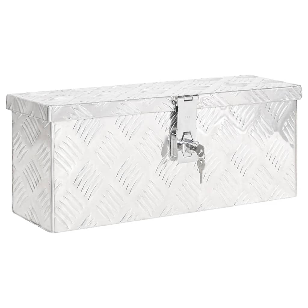 storage-box-silver-31-5-x15-4-x11-8-aluminum At Willow and Wine USA!