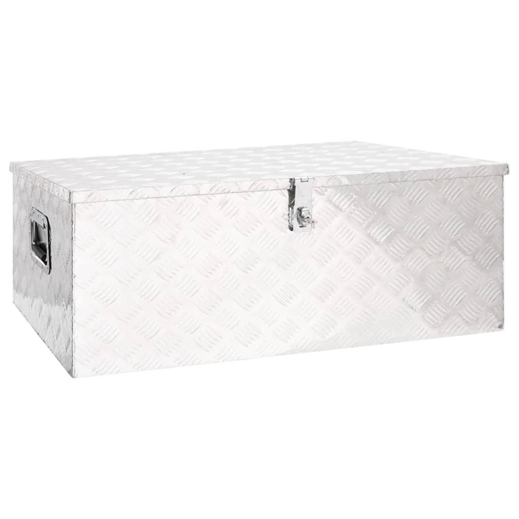 storage-box-silver-31-5-x15-4-x11-8-aluminum At Willow and Wine USA!