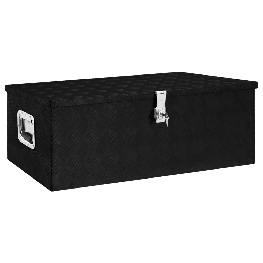 storage-box-silver-31-5-x15-4-x11-8-aluminum At Willow and Wine USA!