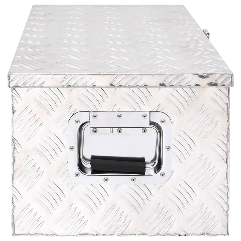 storage-box-silver-31-5-x15-4-x11-8-aluminum At Willow and Wine USA!