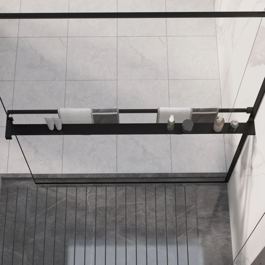 shower-shelf-for-walk-in-shower-wall-black-46-5-aluminum At Willow and Wine USA!