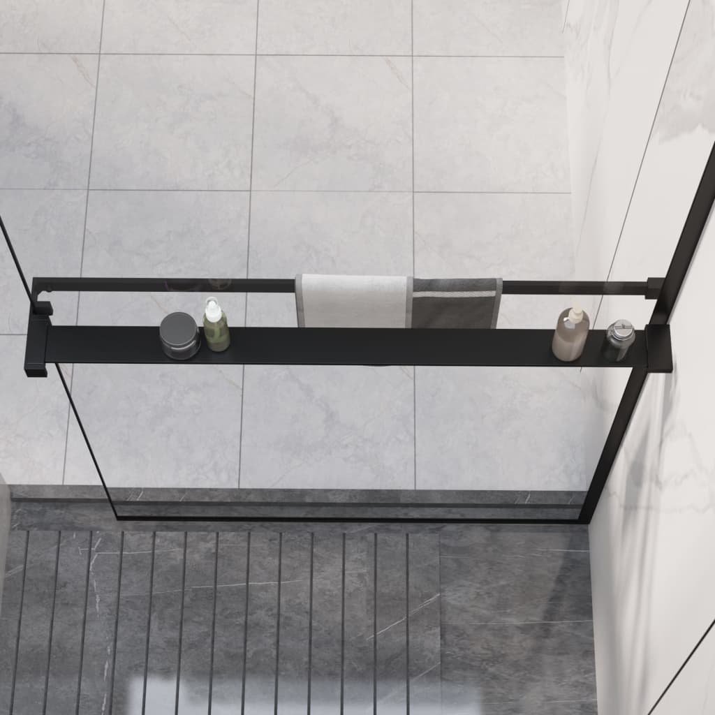 shower-shelf-for-walk-in-shower-wall-black-46-5-aluminum At Willow and Wine USA!