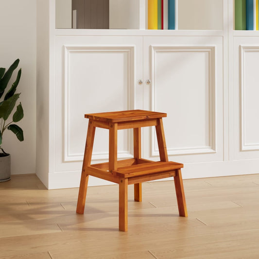 2-step-stool-15-7-x15-x19-7-solid-wood-acacia At Willow and Wine USA!