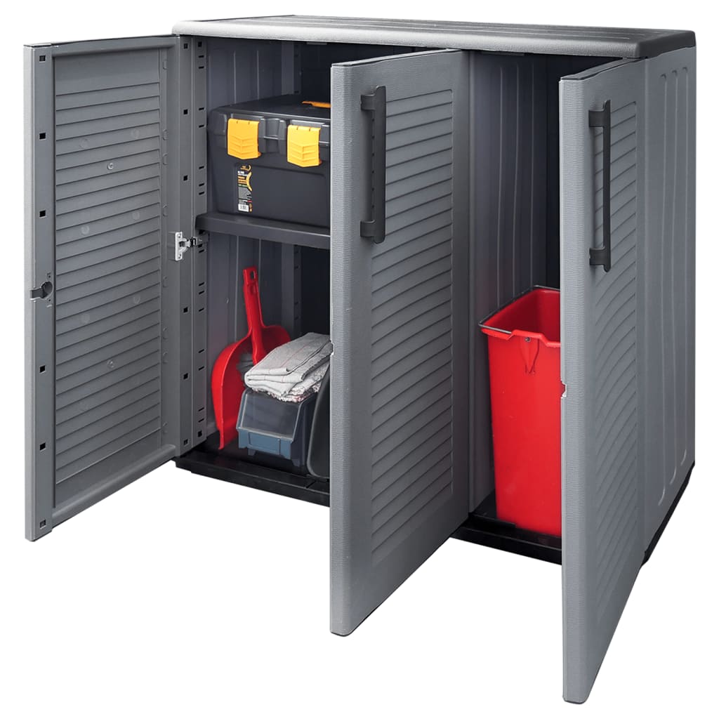 garden-storage-cabinet-gray-and-black-40-2-x14-6-x33-1-pp At Willow and Wine USA!