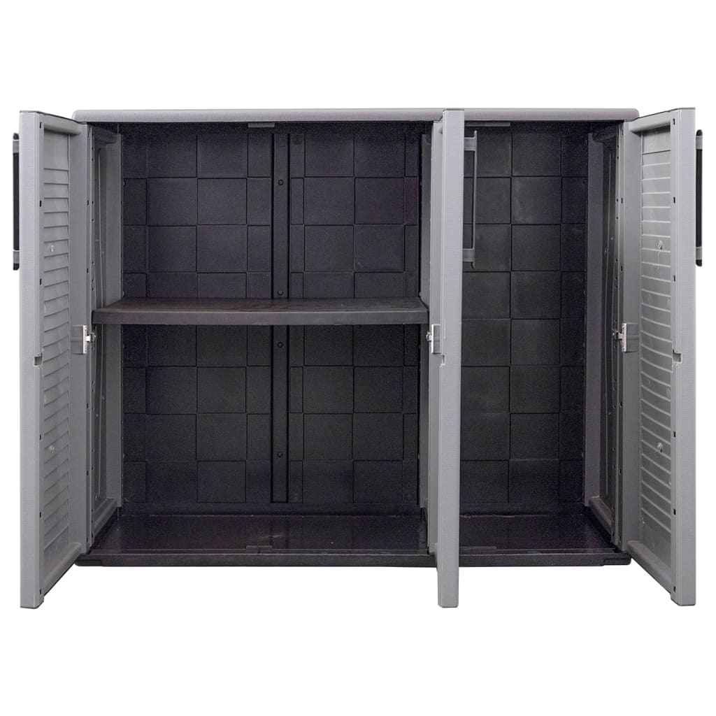 garden-storage-cabinet-gray-and-black-40-2-x14-6-x33-1-pp At Willow and Wine USA!