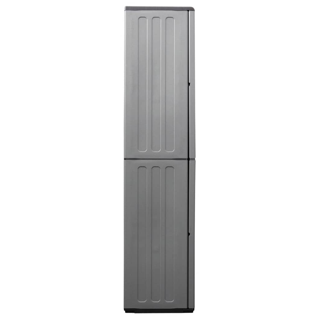 garden-storage-cabinet-gray-and-black-26-8-x14-6-x64-2-pp At Willow and Wine USA!