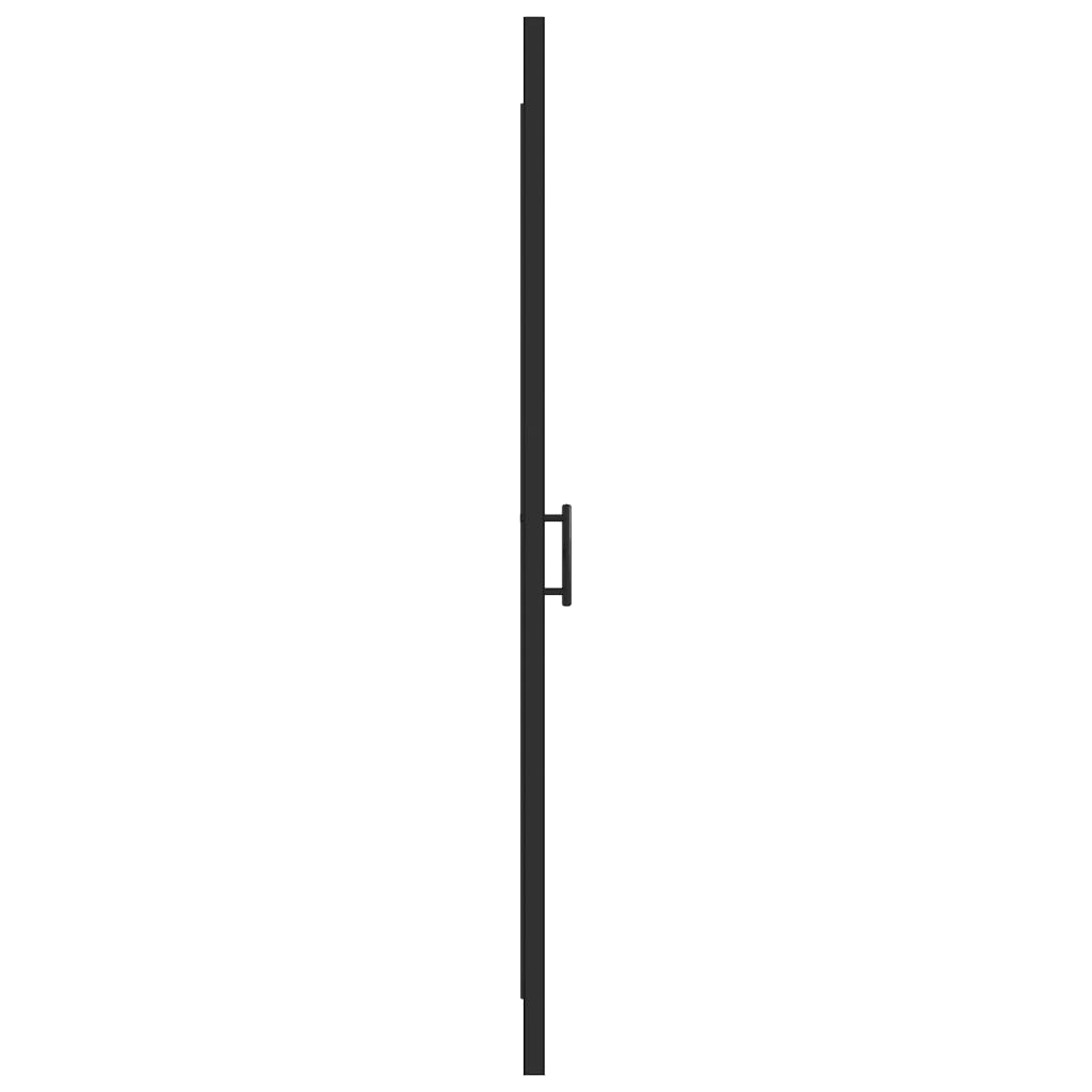 shower-door-35-8-x76-8-half-frosted-tempered-glass-black At Willow and Wine USA!