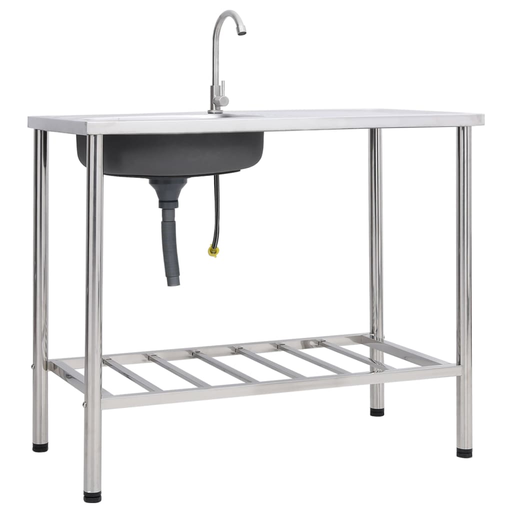 camping-sink-double-basins-with-tap-stainless-steel At Willow and Wine USA!