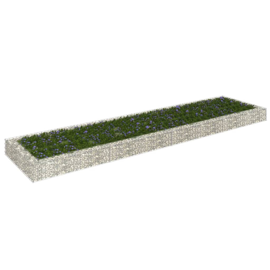 gabion-raised-bed-galvanized-steel-157-5-x39-4-x7-9 At Willow and Wine USA!