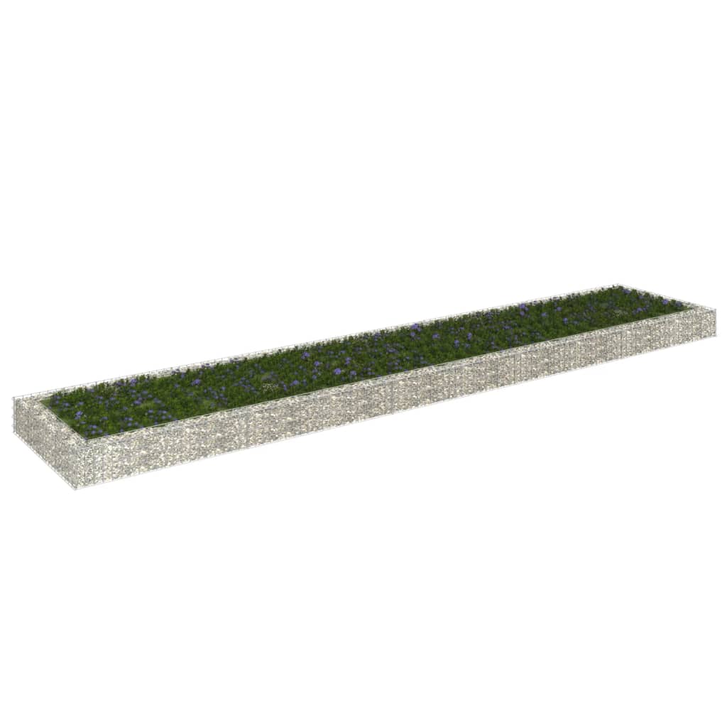 gabion-raised-bed-galvanized-steel-157-5-x39-4-x7-9 At Willow and Wine USA!