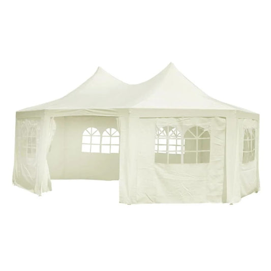 octagonal-party-tent-cream-19-7-x14-4-x11-5 At Willow and Wine USA!