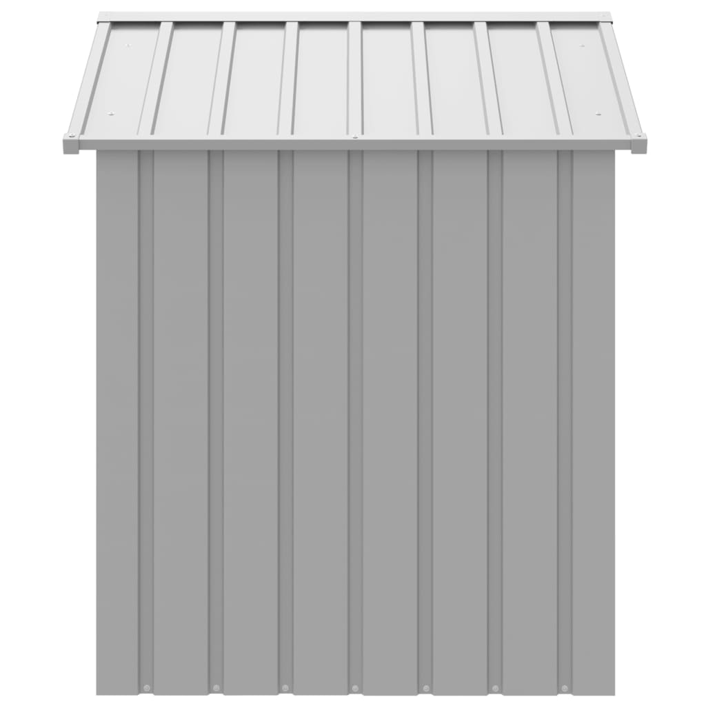 dog-house-with-roof-light-gray-46-1-x40-6-x48-4-galvanized-steel At Willow and Wine USA!