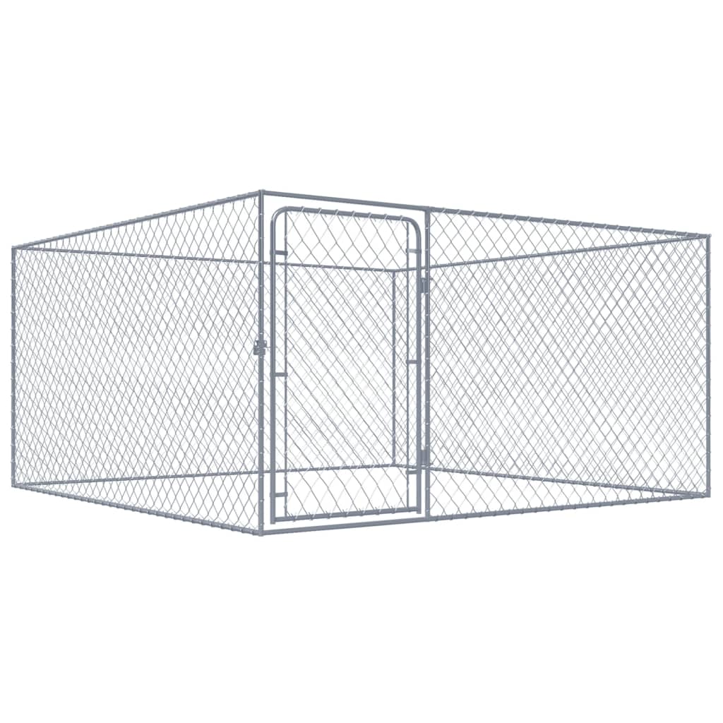 outdoor-dog-kennel-galvanized-steel-19-7-x19-7-x3-3 At Willow and Wine USA!