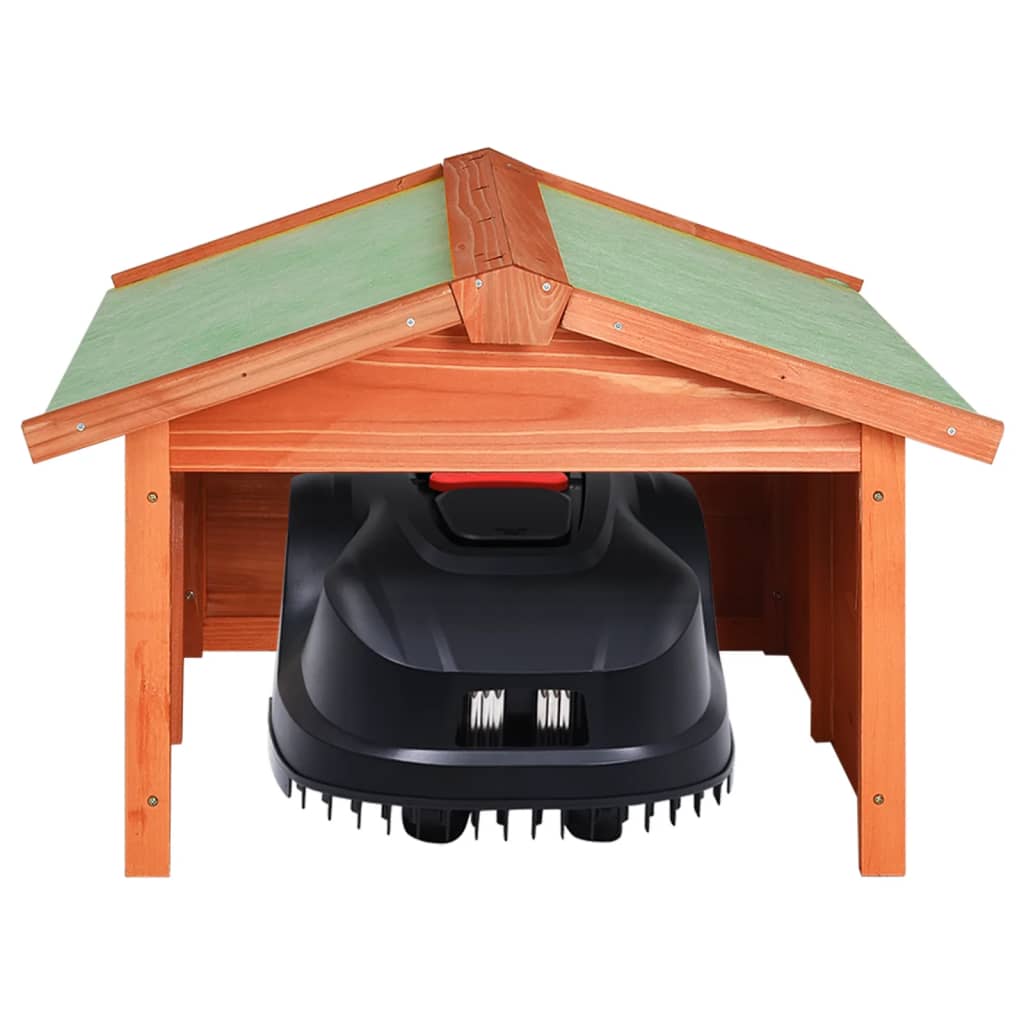 robotic-lawn-mower-garage-28-3-x34-3-x19-7-solid-firwood At Willow and Wine USA!