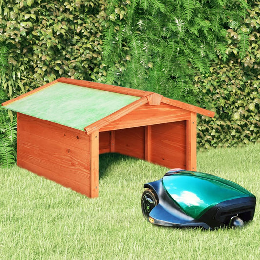 robotic-lawn-mower-garage-28-3-x34-3-x19-7-solid-firwood At Willow and Wine USA!