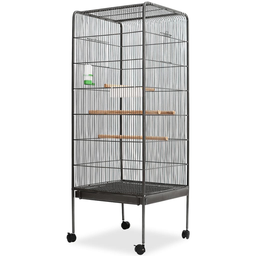 bird-cage-black-21-3-x21-3-x57-5-steel At Willow and Wine USA!