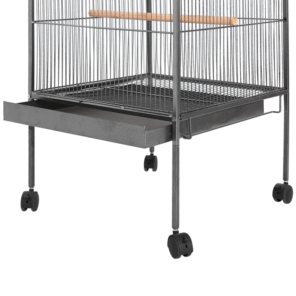 bird-cage-black-21-3-x21-3-x57-5-steel At Willow and Wine USA!