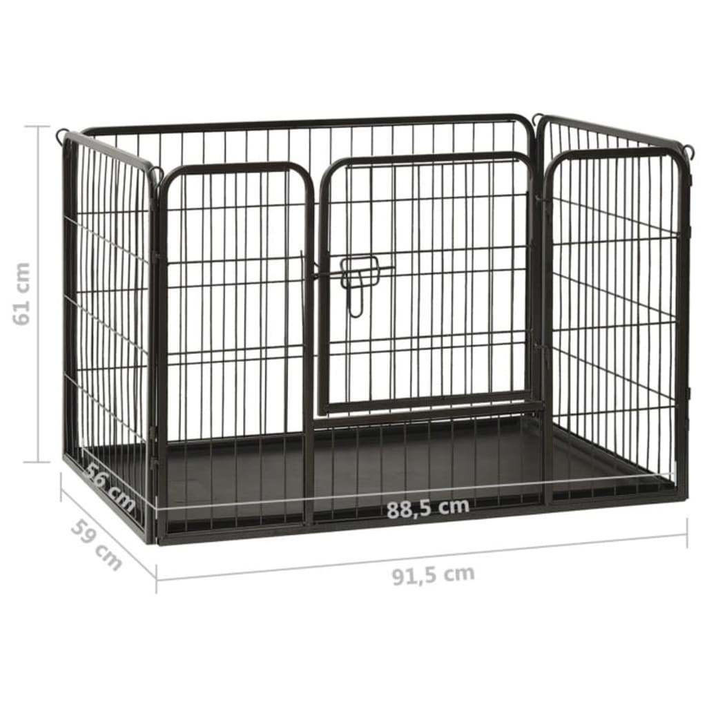 puppy-playpen-steel-36-x23-2-x24 At Willow and Wine USA!