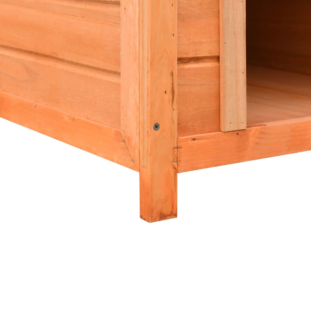 dog-house-solid-pine-fir-wood-28-3-x33-5-x32-3 At Willow and Wine USA!