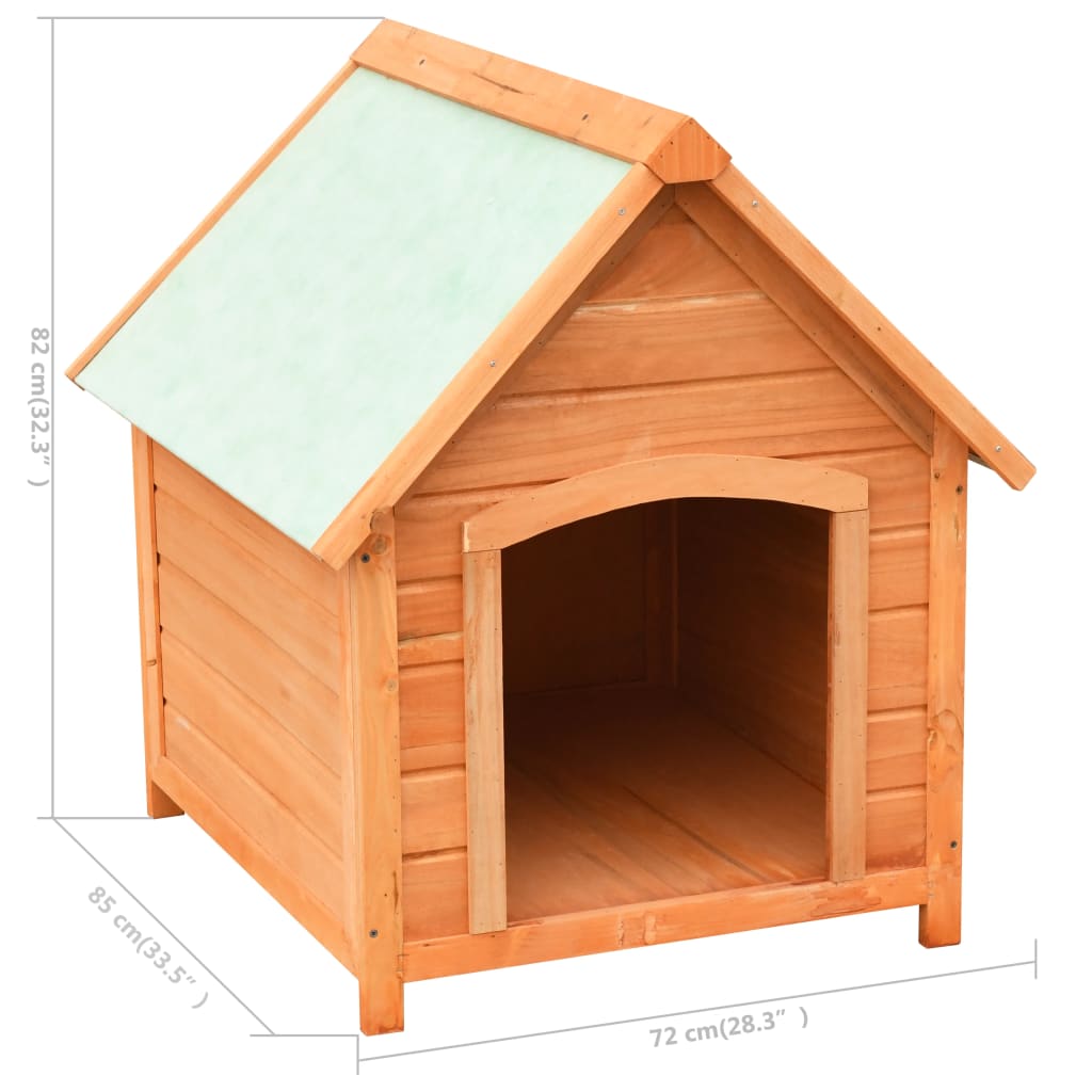 dog-house-solid-pine-fir-wood-28-3-x33-5-x32-3 At Willow and Wine USA!