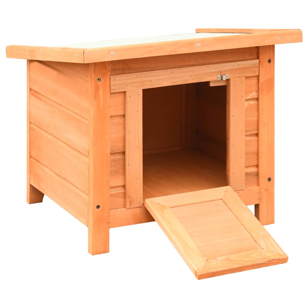 cat-house-solid-pine-fir-wood-19-7-x18-1-x17-1 At Willow and Wine USA!