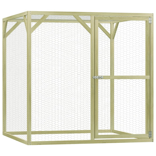 chicken-cage-4-9-x4-9-x4-9-impregnated-wood-pine-and-steel-910784 At Willow and Wine USA!