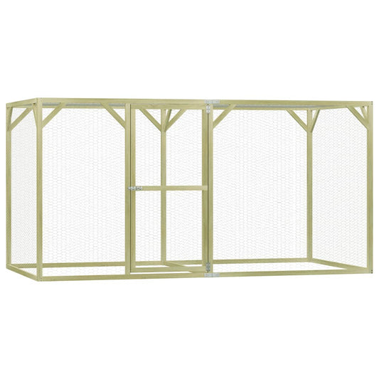 chicken-cage-9-8-x4-9-x4-9-impregnated-wood-pine-and-steel-910785 At Willow and Wine USA!