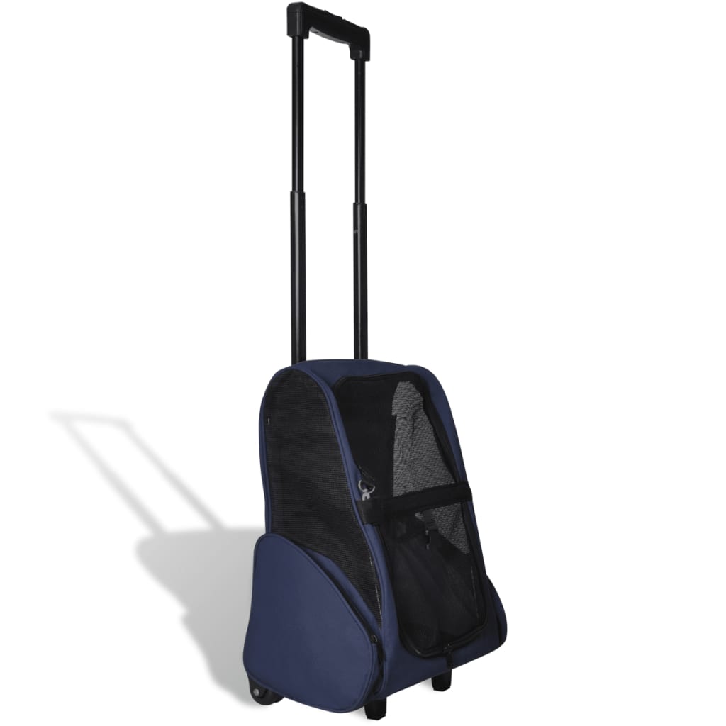 foldable-multipurpose-pet-trolley-blue At Willow and Wine USA!