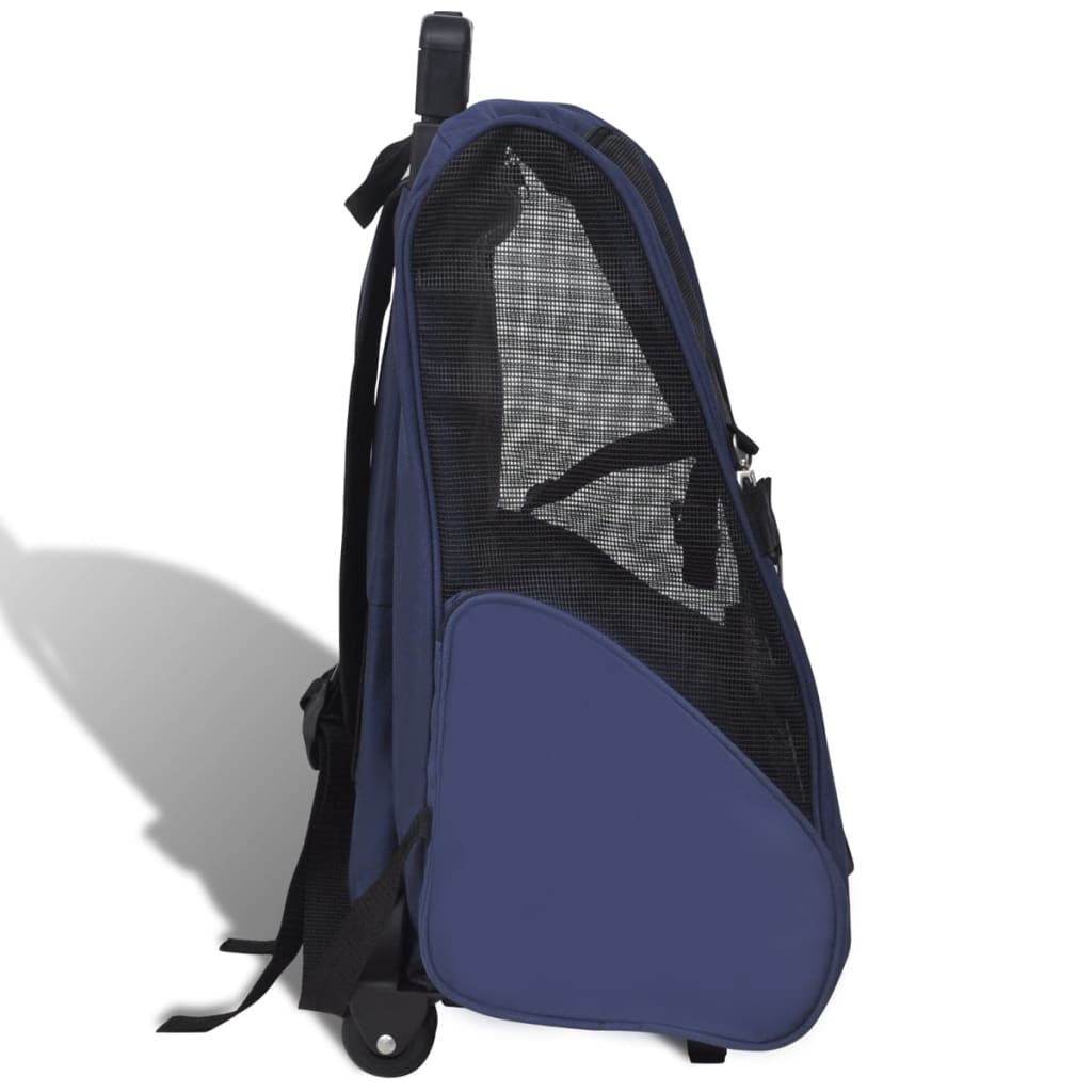 foldable-multipurpose-pet-trolley-blue At Willow and Wine USA!