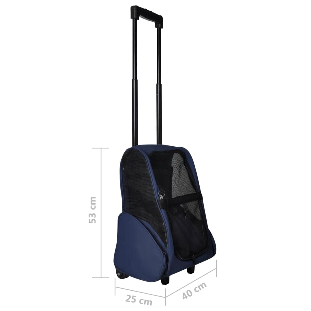 foldable-multipurpose-pet-trolley-blue At Willow and Wine USA!