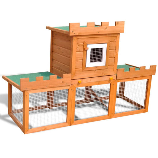 outdoor-large-rabbit-hutch-house-pet-cage-single-house At Willow and Wine USA!