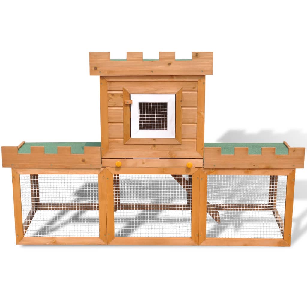 outdoor-large-rabbit-hutch-house-pet-cage-single-house At Willow and Wine USA!