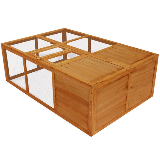 outdoor-foldable-wooden-animal-cage At Willow and Wine USA!