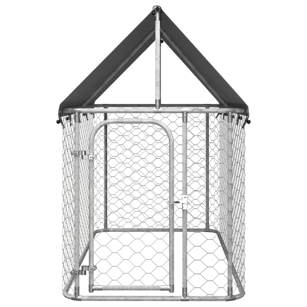 outdoor-dog-kennel-with-roof-78-7-x39-4-x59-1 At Willow and Wine USA!