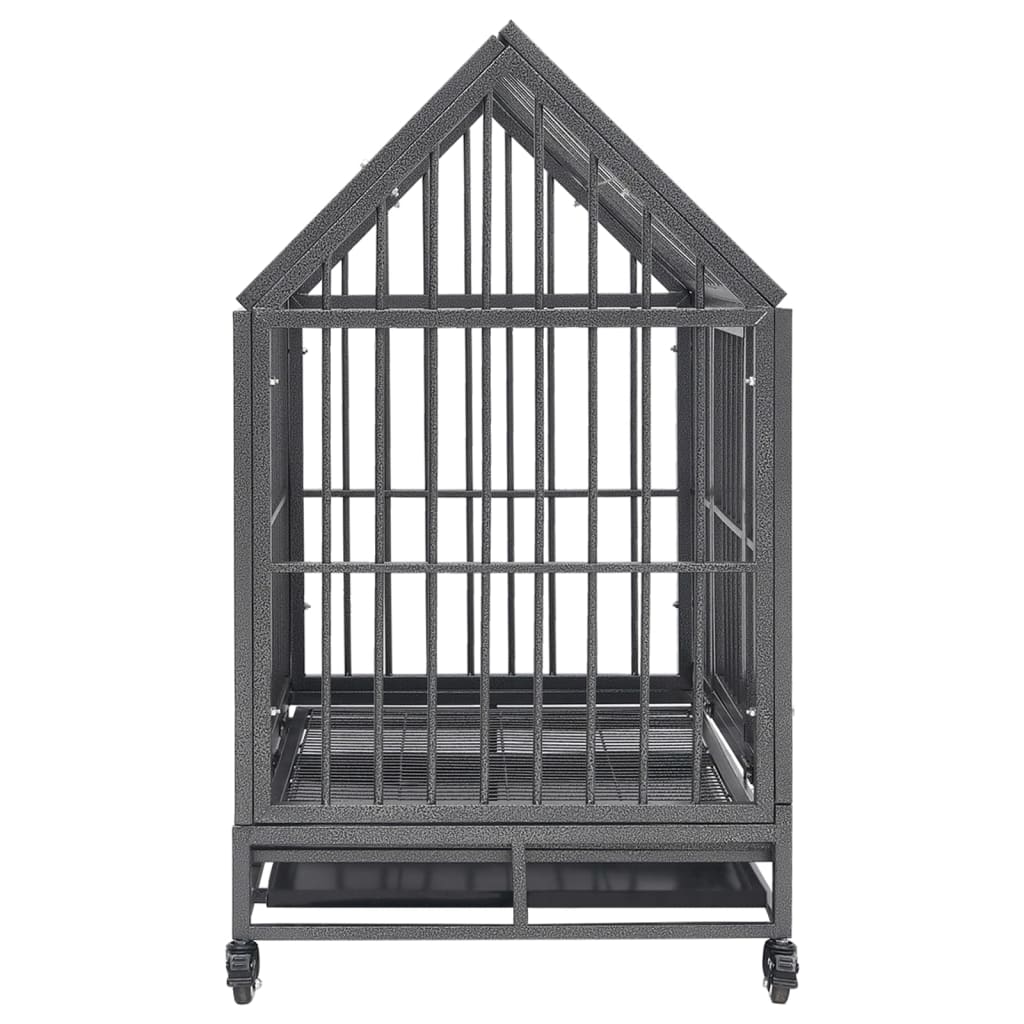 dog-cage-with-wheels-and-roof-steel-36-2-x24-4-x41-7 At Willow and Wine USA!