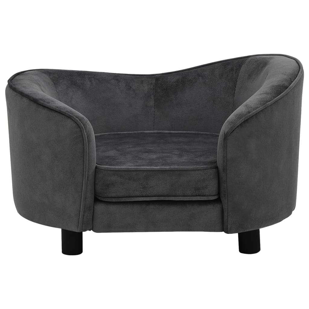 dog-sofa-dark-gray-27-2-x19-3-x15-7-plush At Willow and Wine USA!