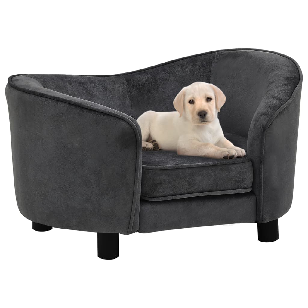 dog-sofa-dark-gray-27-2-x19-3-x15-7-plush At Willow and Wine USA!