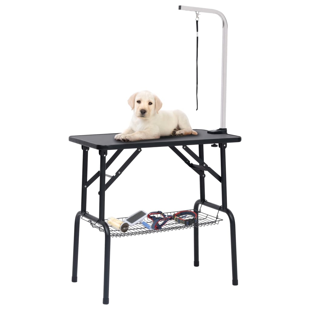 adjustable-dog-grooming-table-with-1-loop-and-basket-863880 At Willow and Wine USA!