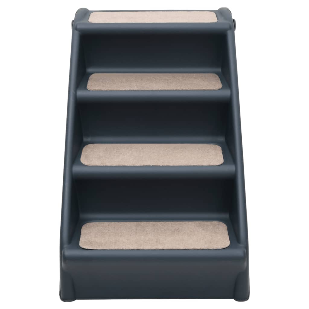 folding-4-step-dog-stairs-dark-gray At Willow and Wine USA!